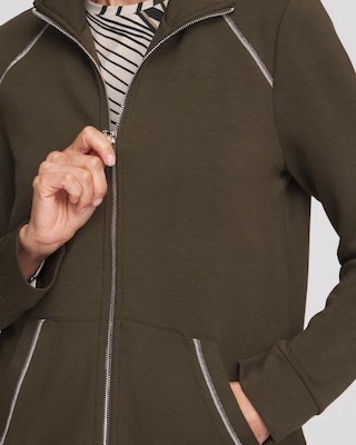 Zenergy® Scuba Caviar Bead Jacket | Chico's